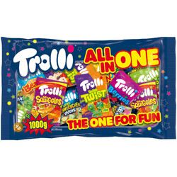 Подходящ за: Специален повод Trolli Микс от желирани бонбони 42 пакетчета 1000 гр